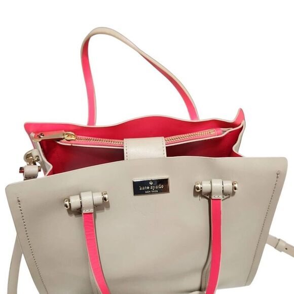 Kate Spade New York Arbour Hill small Elodie bag beige pink - Picture 6 of 10